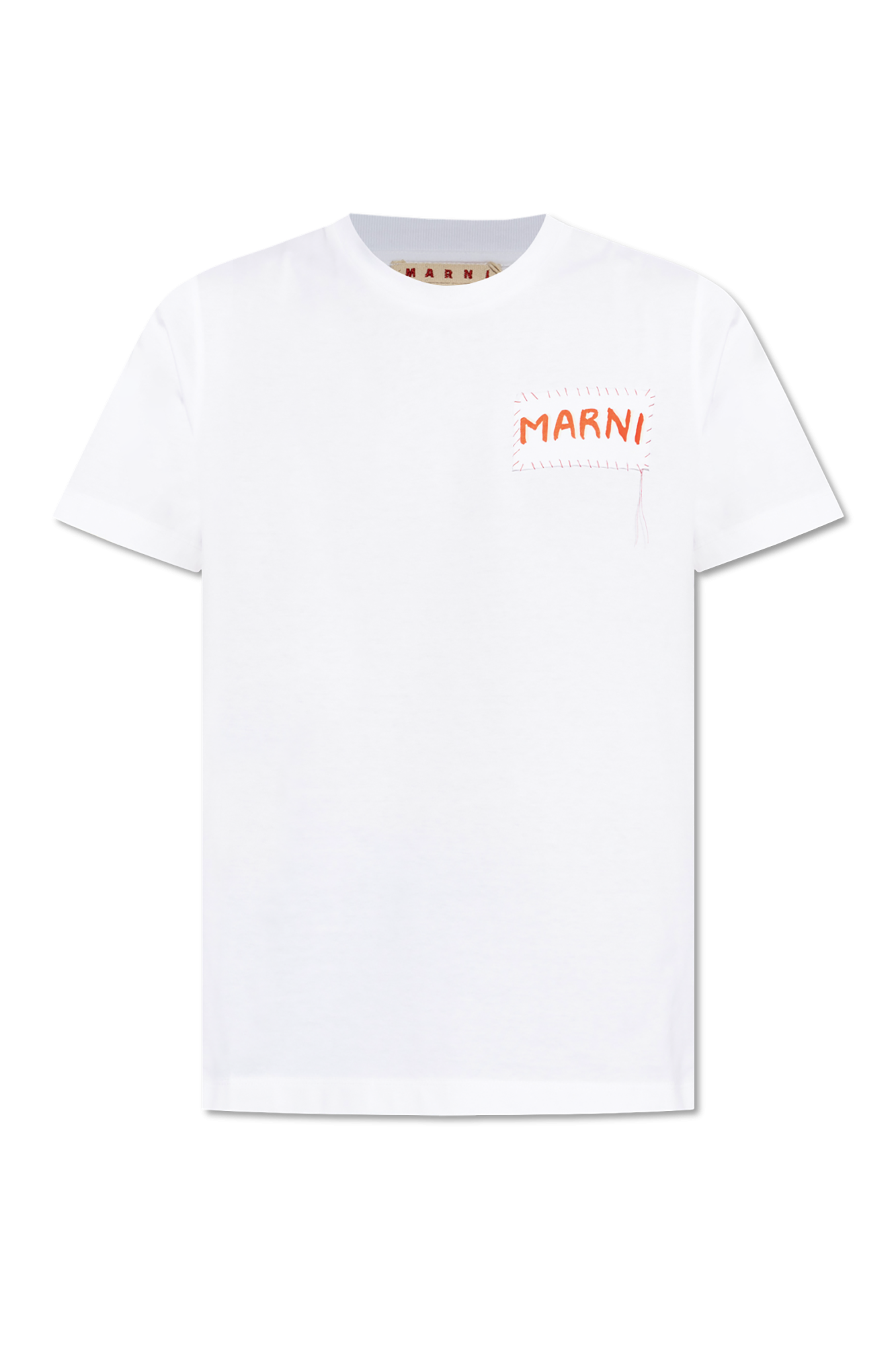 ★MARNI★ Logo embroidery t-shirt white HUMU0198X1UTCZ5700W0 White Logo T-shirt Marni - Vitkac Canada